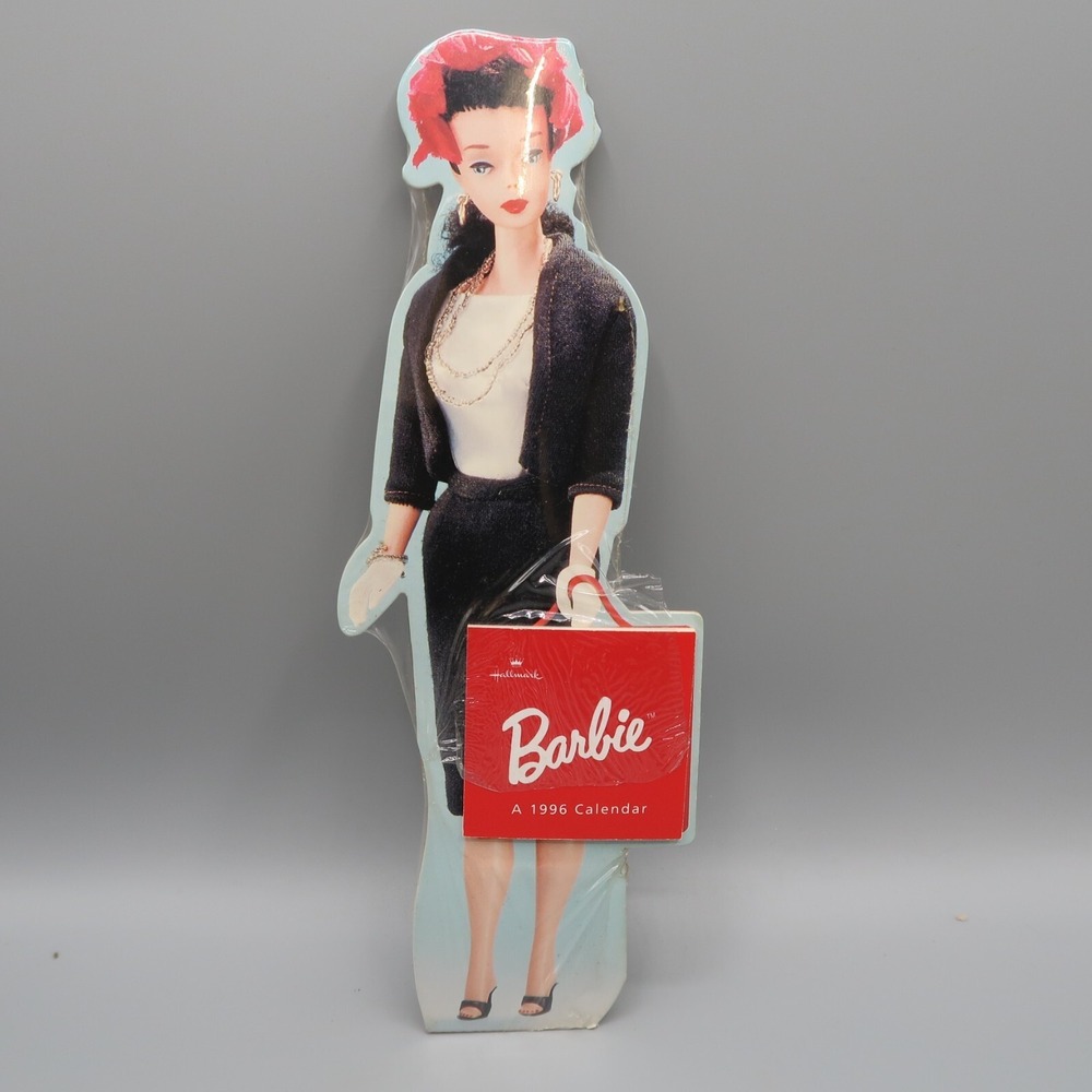 Hallmark Barbie Doll 1996 Calendar Seal is peeling‎ off